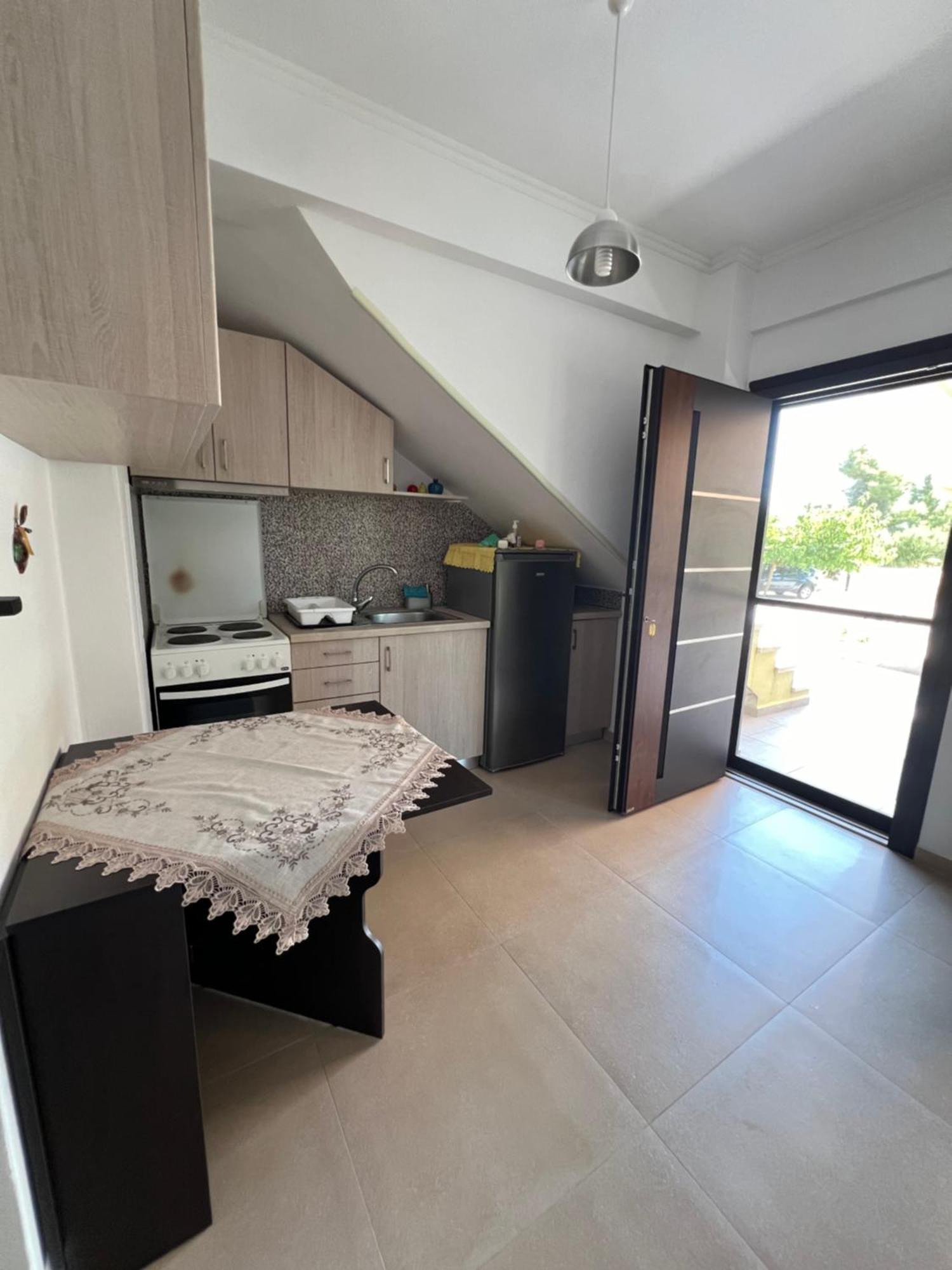 Epavli Xenia Pefkochori-Paliouri 50M Apartment Ngoại thất bức ảnh